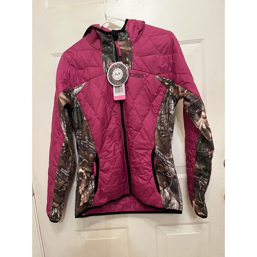 DSG Outerwear Women’s Camo Fleece Jacket, Realtree, Medium
